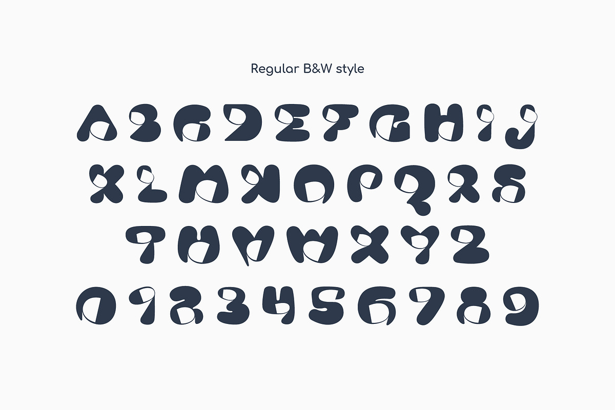 Curled Corner Colored Font, a Symbol Font by kaer_shop (Photo 8 of 8)