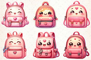 School Cute Bag Sublimation Clipart, an Illustration by Libby Wishes (Thumbnail 6 of 6)