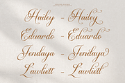 Ms Greillay | Modern Calligraphy, a Script Font by Denustudios (Thumbnail 12 of 15)