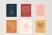 Minimalist Boho Valentine's day, a Decorative Illustration by Marish (Thumbnail 4 of 12)