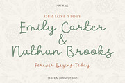 EZ Golleria, a Handwritten Font by Zafara Studios (Thumbnail 2 of 6)