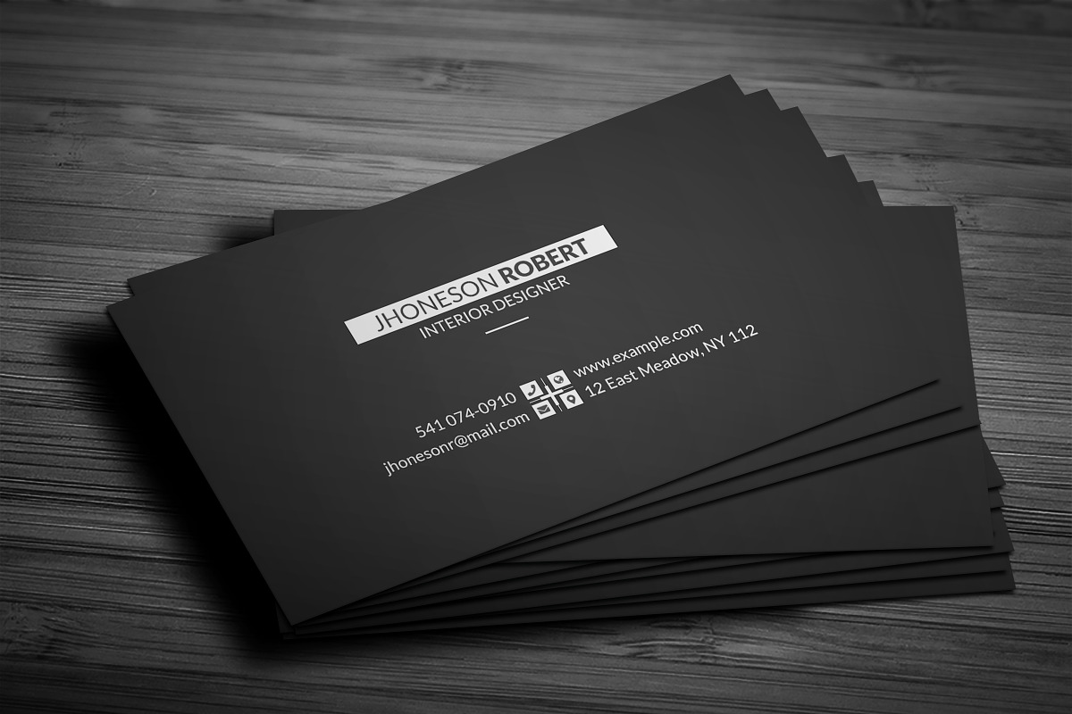 Minimal Business Card, a Business Card Template by Helal Shop (Photo 1 of 5)