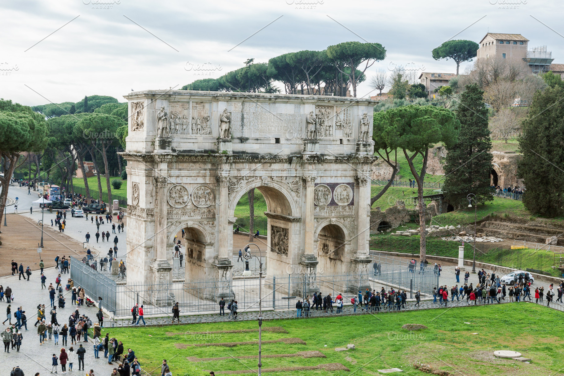 Arch of Constantine in Rome Italy, an Architecture Photo by BOOCYS