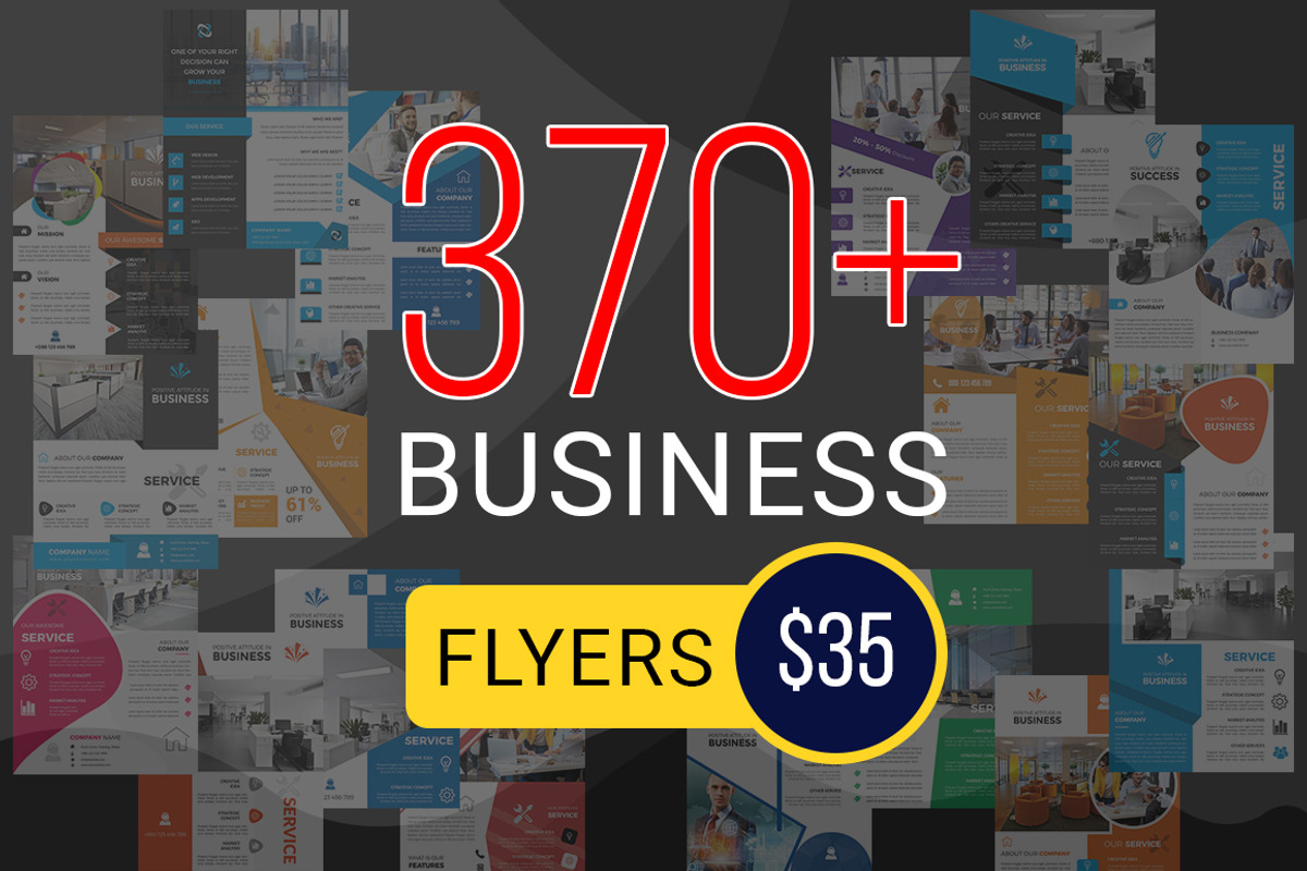 370+ Corporate Business Flyers, a Flyer Template by Imagine Design Studio (Photo 1 of 62)