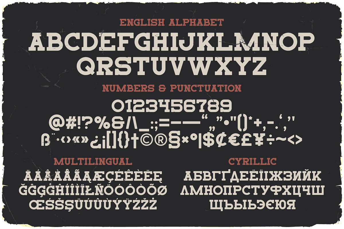 Coffee Man, a Blackletter Font by VozzyStock (Photo 2 of 12)