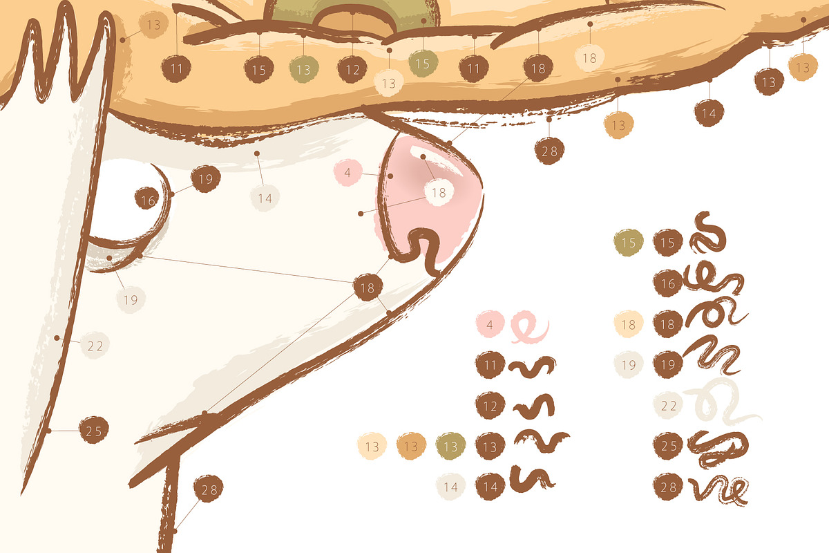 Dry Marker brushes for Illustrator, a Brush Add-On by Mazheika Store (Photo 4 of 7)