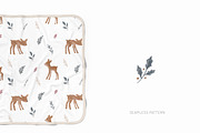 Watercolor woodland fawn, an Animal Illustration by Cute And Wild (Thumbnail 5 of 6)