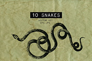 Snakes vector set, a Graphic by Noli Molly Store (Thumbnail 1 of 5)