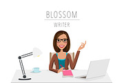 Writer / Blogger Portrait Creator, a Person Illustration by Lauren Lesley Studio (Thumbnail 4 of 33)