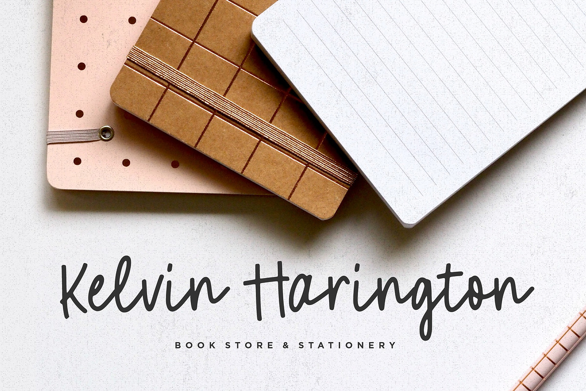 Simplefire Monoline Handwritten Font, a Script Font by Letterative Studio (Photo 2 of 7)