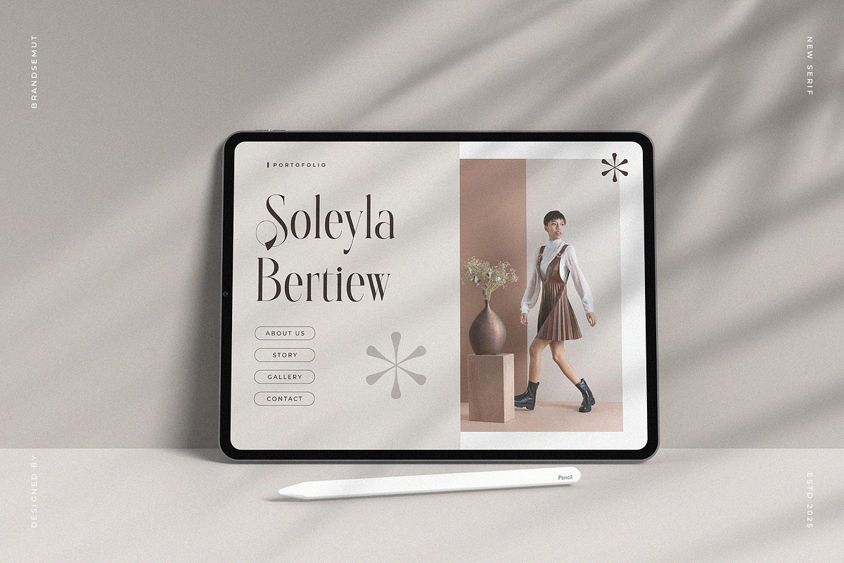 Guegie – Elegant & Modern Serif Font, a Serif Font by BrandSemut (Photo 6 of 10)