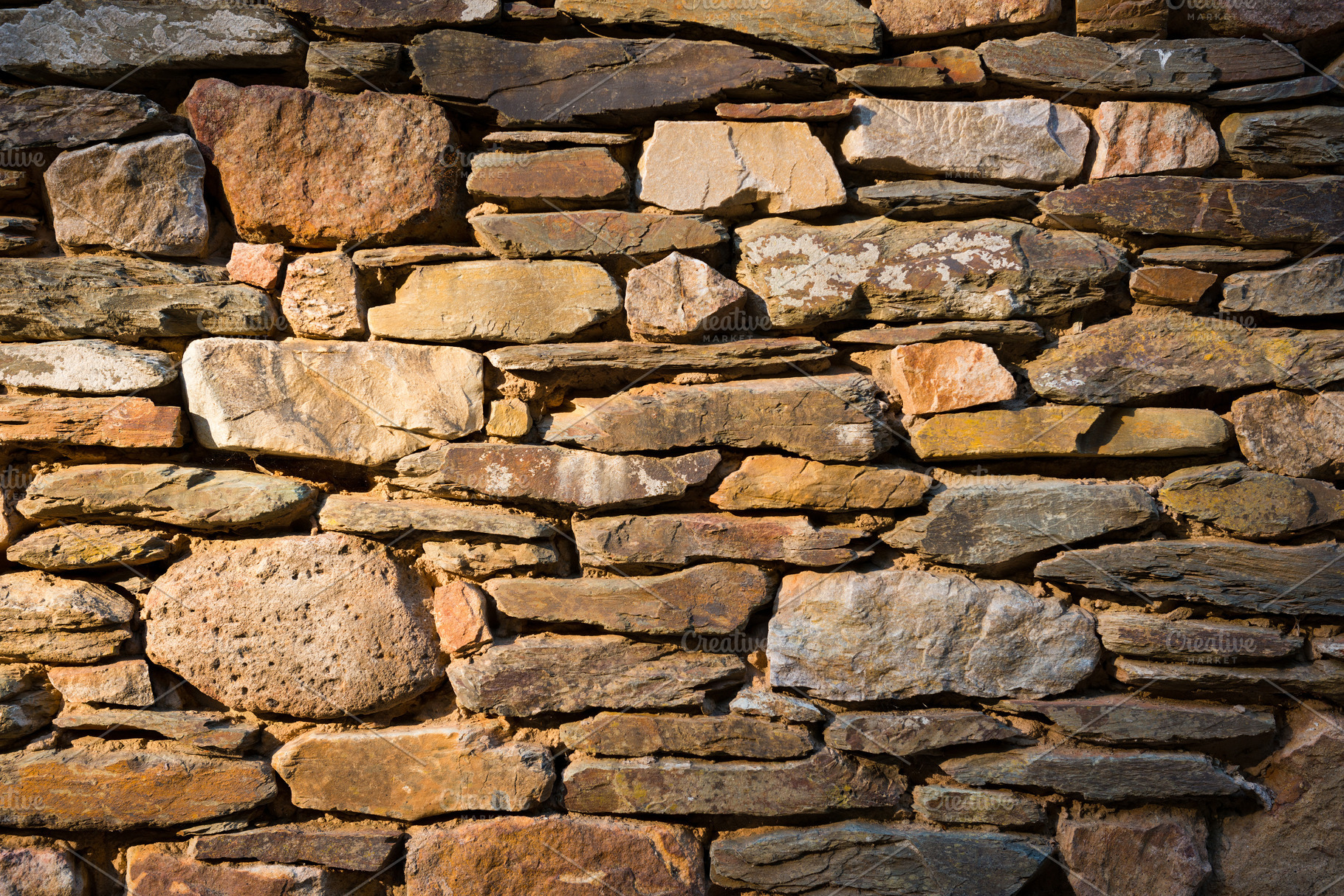 Stone Wall, a Background Photo by THP Creative