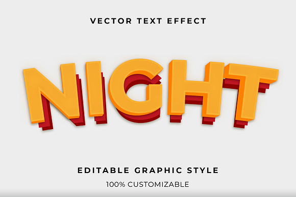 3D Layered Bold Text Effect preview 3