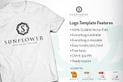 sunflower logo, a Branding & Logo Template by vectorlogos89 (Thumbnail 2 of 3)
