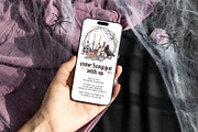 Halloween Device Mockup Phone fall, an iPhone Mockup by PawMockups (Thumbnail 6 of 9)