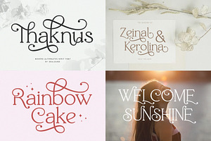 Stylish & Elegant Serif Font Bundle