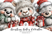 Christmas Cuties Celebration, a Seasonal Illustration by CreationArt (Thumbnail 1 of 7)
