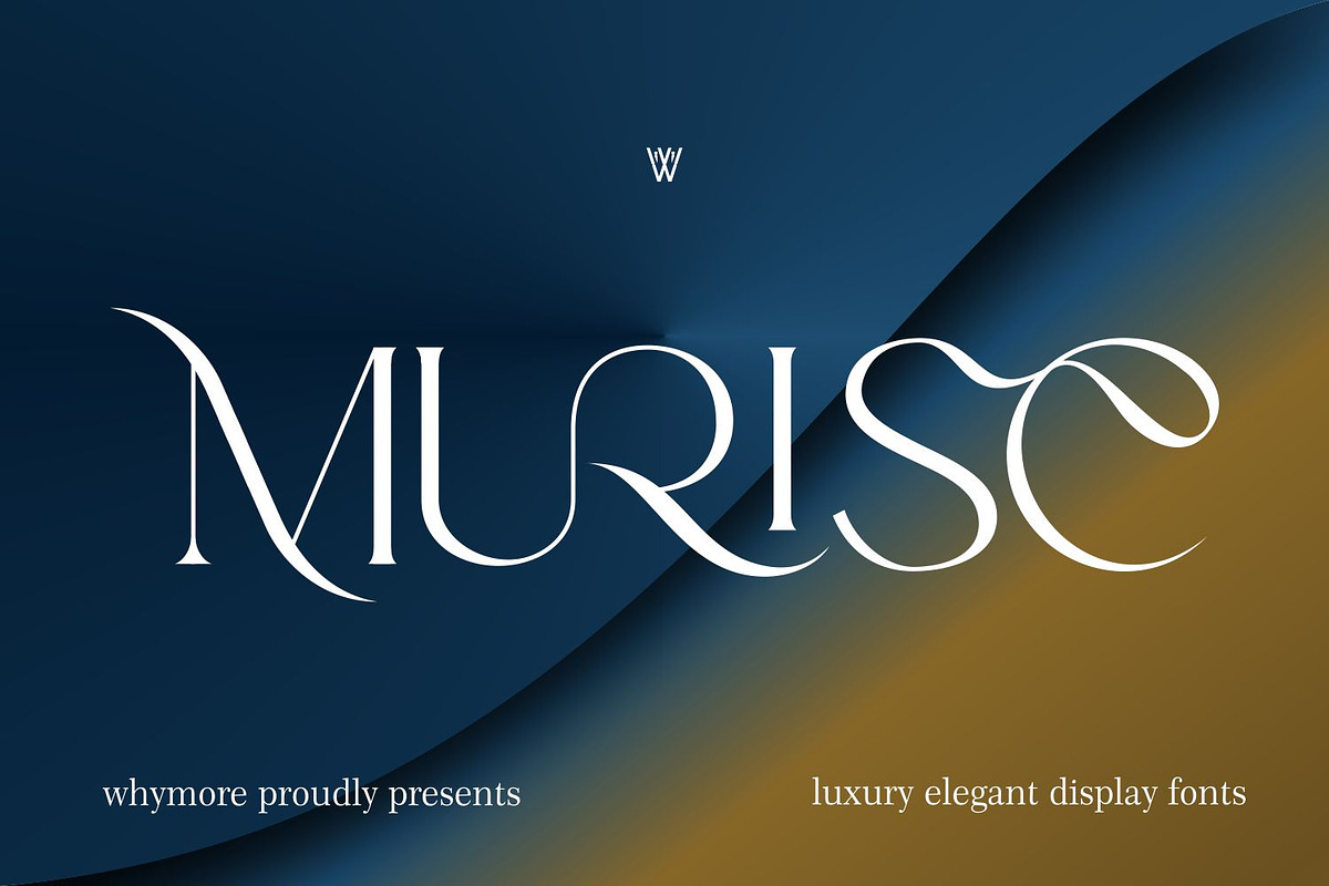 Murise Luxury Elegant Serif Font, a Serif Font by WhymoreArt (Photo 1 of 10)