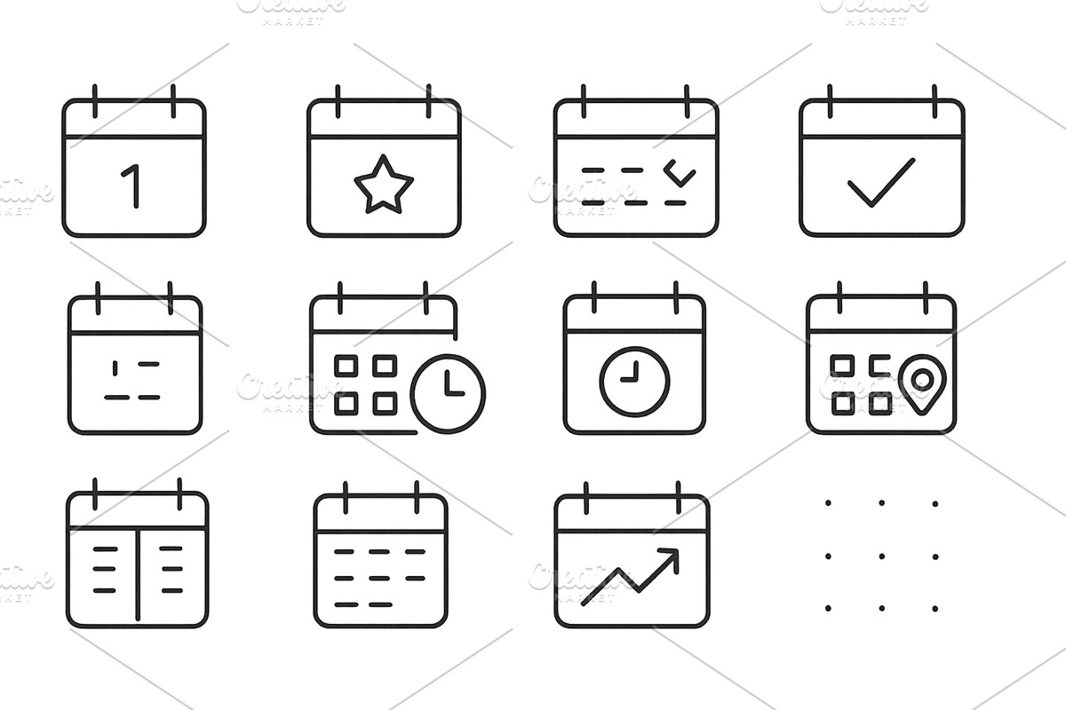 Vector illustration of calendar, an Object Illustration by ZinetroN