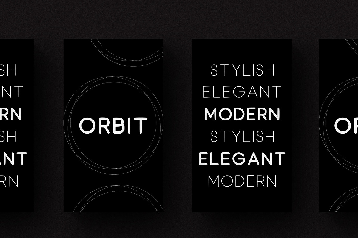 Orbit - Typeface preview 4