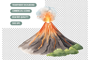Watercolor Dinosaur Adventure Set, an Illustration by TatiMockup (Thumbnail 7 of 7)