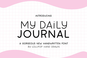 My Daily Journal Font Duo