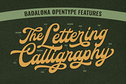 Badalona Display Script, a Script Font by Letterhend Studio (Thumbnail 3 of 9)