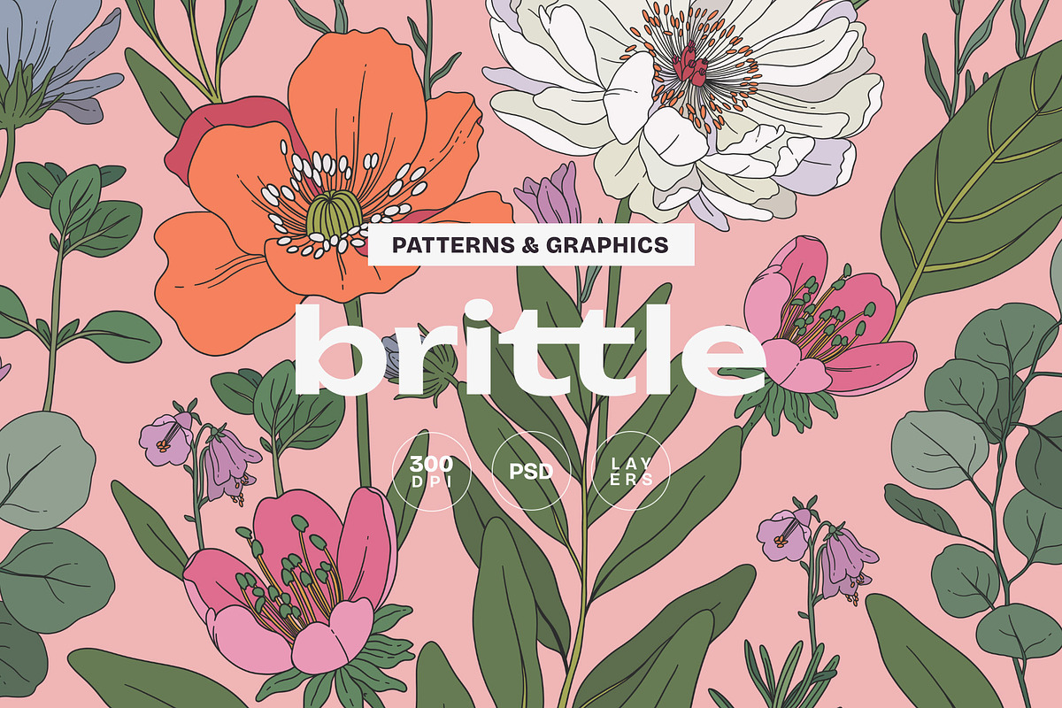 Brittle Botanical Pattern & Graphics, a Pattern Graphic by likorbut (Photo 1 of 11)