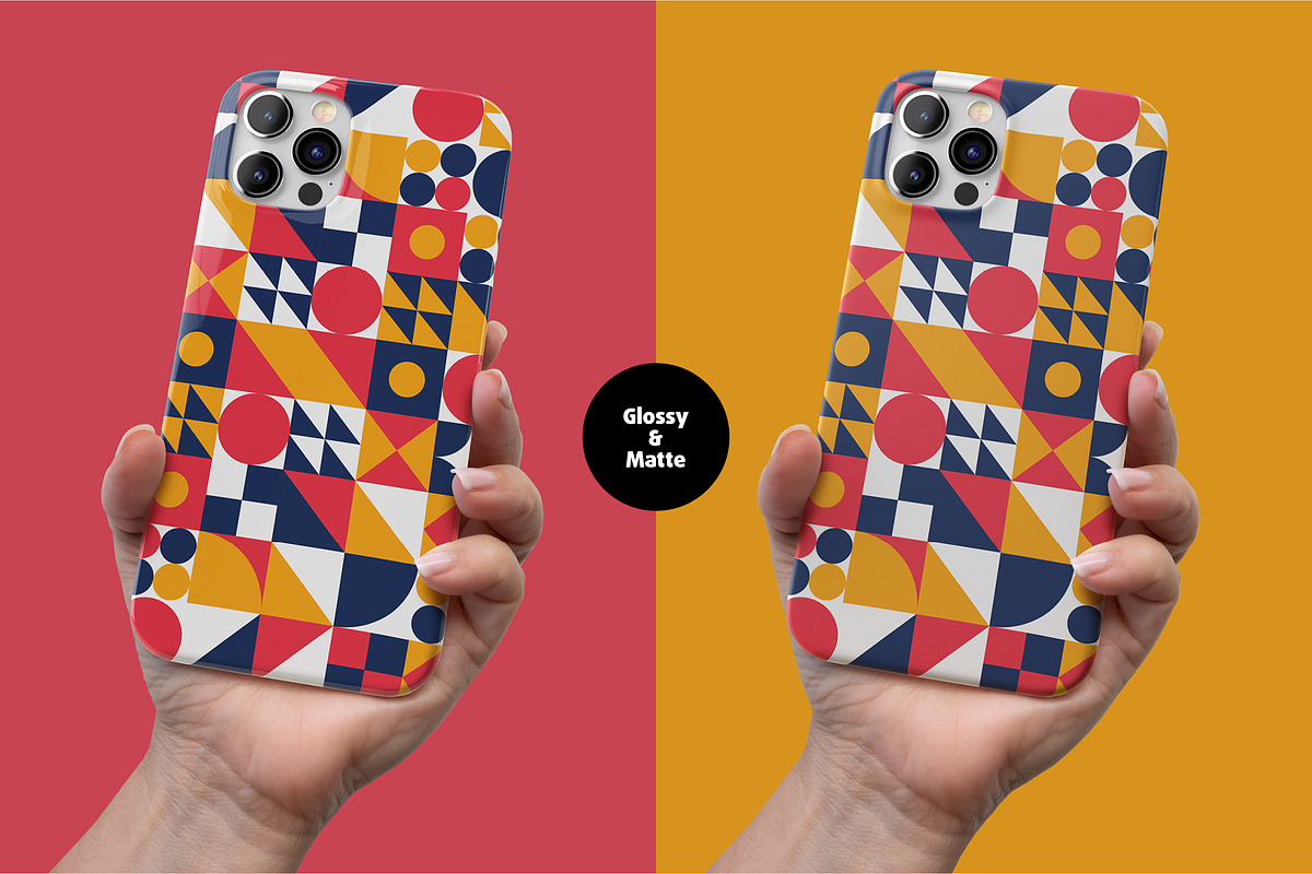 Phone 12 Pro Snap Case Mock-up, an iPhone Mockup by Colatudo Store (Photo 5 of 8)