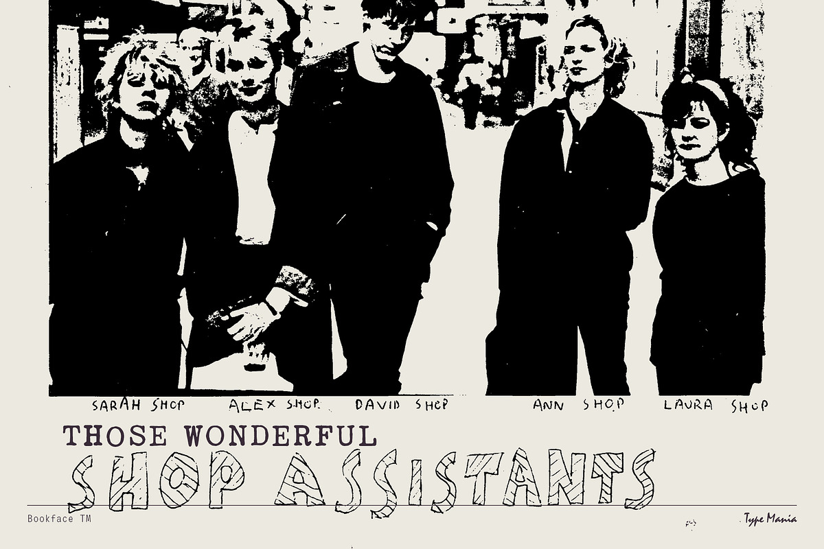 Bookface TM – Dynamic Grunge-y Type, a Slab Serif Font by Type Mania (Photo 4 of 11)