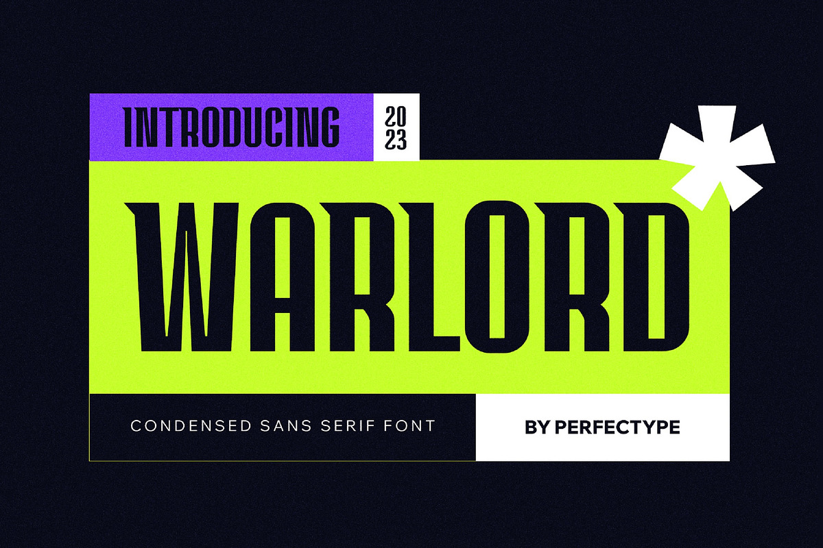 Warlord Modern Sans Serif Font, a Sans Serif Font by Perfectype (Photo 1 of 10)