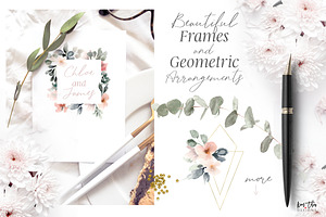 Feminine Abstract Floral Set