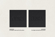 ODARA | Embossed Logo & Text Effect, a Texture Graphic by Universo Gaia @doyougaia (Thumbnail 13 of 15)