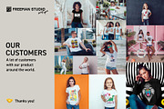 Longsleeve Mock-Up Set, a Shirt Mockup by Freeman Studio (Thumbnail 10 of 14)
