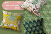 Snake in grass seamless+ clipart set, a Texture Graphic by PatternsBlooming (Thumbnail 6 of 7)