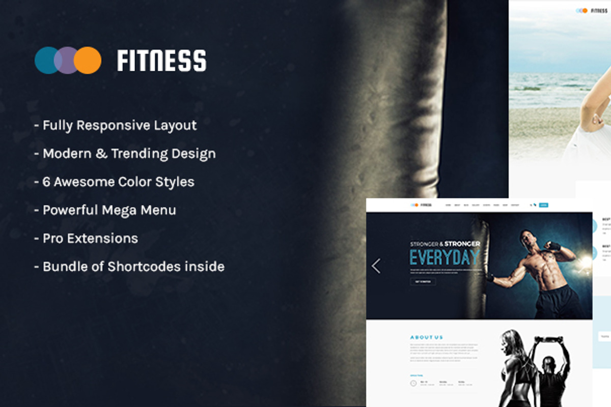 SJ Fitness Joomla Template, a Websites & App Template by SmartAddons