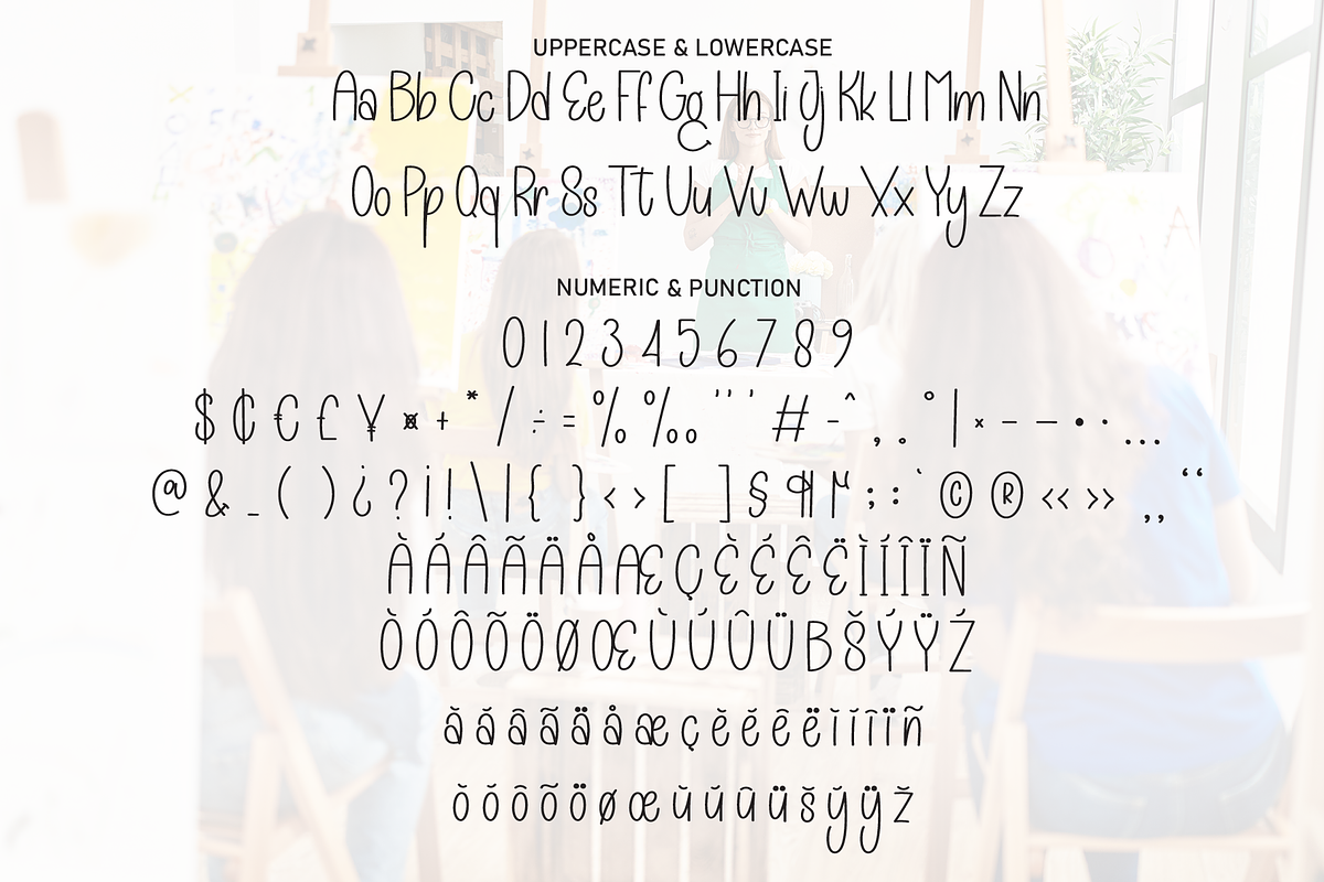 Art School | Script Font, a Script Font by Scratchones (Photo 7 of 8)