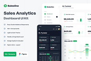 Salesline Sales Analytics Dashboard, an UI Kit Template by Creative Perspective (Thumbnail 1 of 6)
