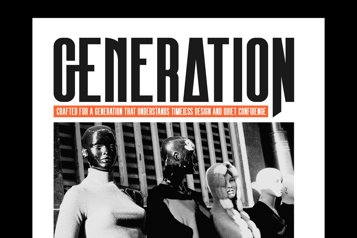 Sansbae || Modern Futuristic Display, a Sans Serif Font by Ermedia Studio (Photo 6 of 10)