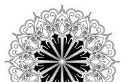 27 mandala vector backgrounds design, a Pattern Graphic by NJ Himel (Thumbnail 15 of 28)