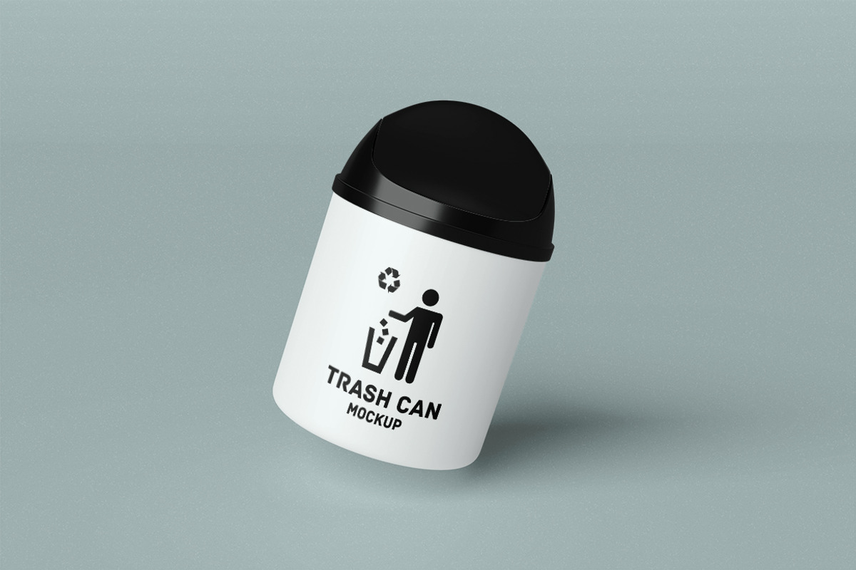 Trash Can Mockup, an Advertising Mockup by Twins_studio926 (Photo 4 of 5)