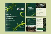 Forest Conservation Awareness Brochu, a Brochure Template by twinstd (Thumbnail 6 of 6)