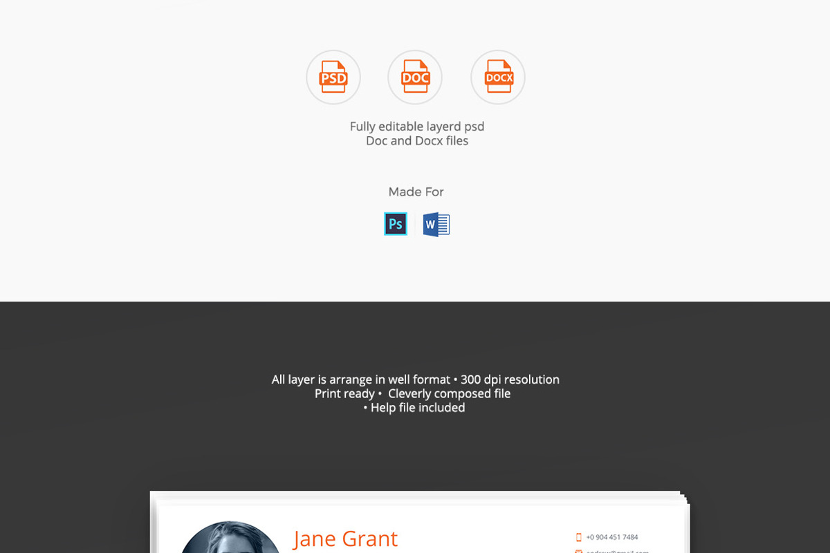 Ozone Resume, a Resume Template by UIMint (Photo 2 of 2)
