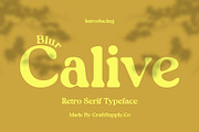 Calive Blur, a Serif Font by Craft Supply Co. (Thumbnail 1 of 8)