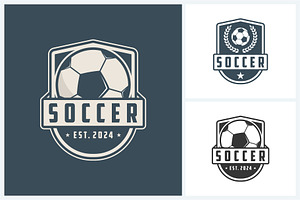Soccer Logo Sport Design Template, a Branding & Logo Template by jundio studio