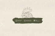 Vintage Chicken Illustrations Vector, an Animal Illustration by Seaquint (Thumbnail 3 of 3)
