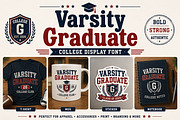 Varsity Graduate, a Slab Serif Font by Wow Magic (Thumbnail 2 of 5)