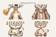 Funny Animal Graduation Sublimation, an Illustration by Artnoy (Thumbnail 4 of 8)