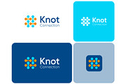 Molecule Knot Connect Logo, a Branding & Logo Template by ika trisiana (Thumbnail 1 of 2)