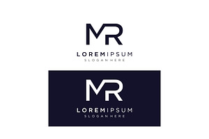 Geometry MR letter initials logo des, a Branding & Logo Template by LOGOCREATIVE